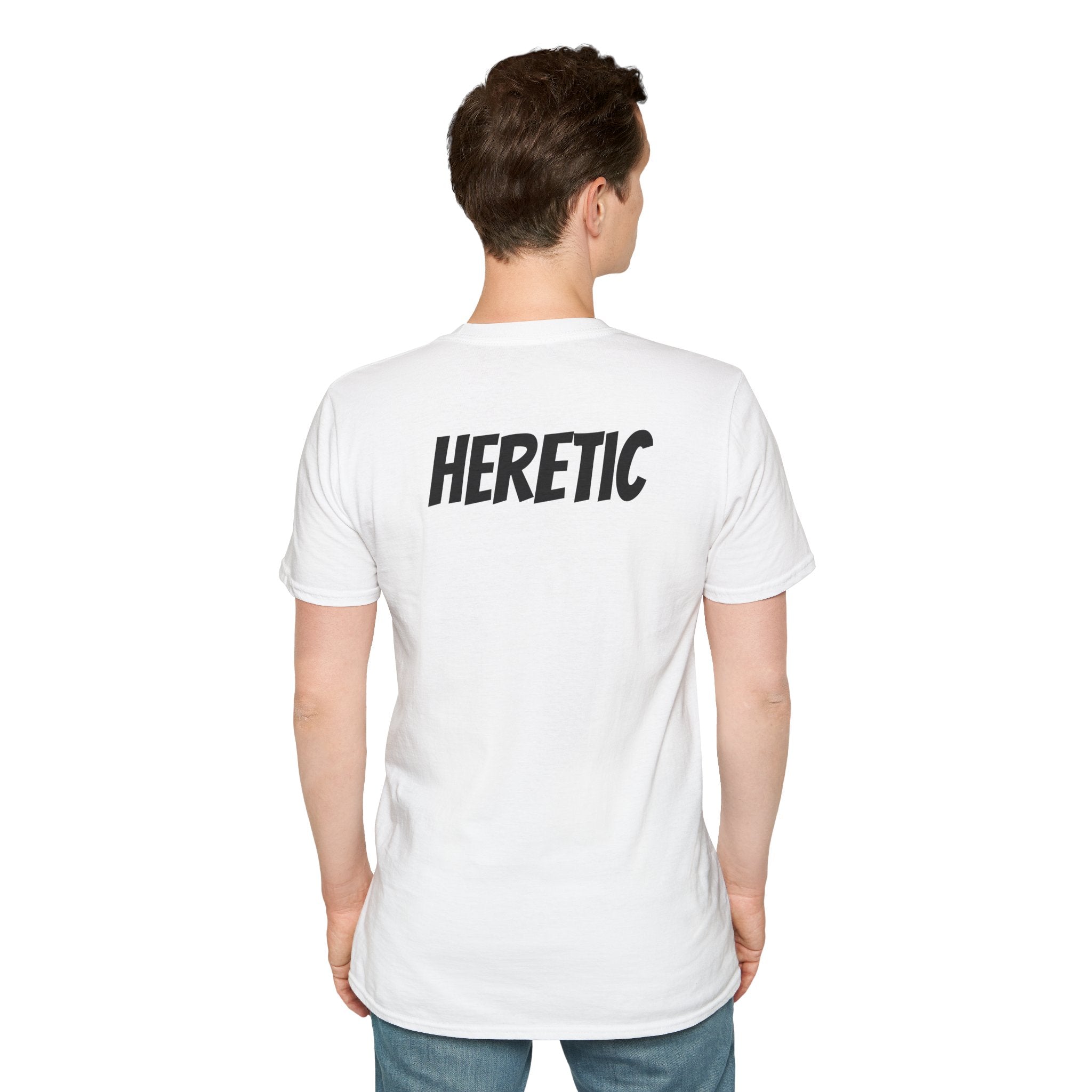 Unisex Softstyle T-Shirt - 'Heretic' Graphic Tee