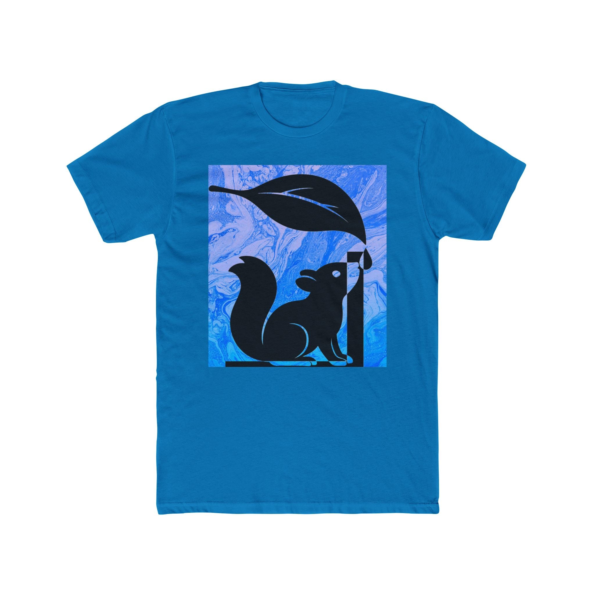 Artistic Squirrel Unisex Cotton Crew Tee - Nature-Inspired Design for Animal Lovers
