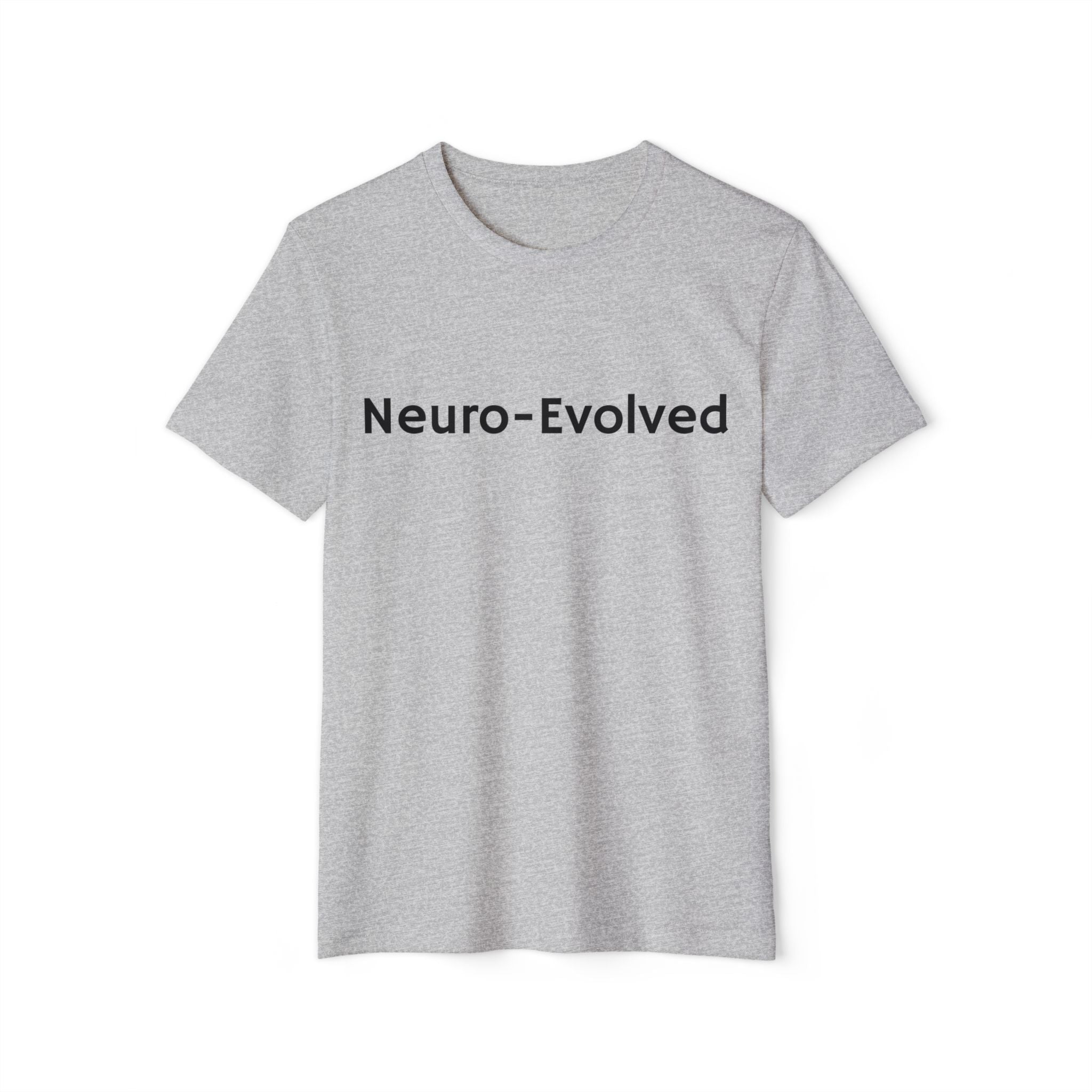 Neuro-Evolved Organic T-Shirt - Eco-Friendly Minimalist Tee, Sustainable Fashion Top, Gift for Earth Lovers, Unisex Casual Wear