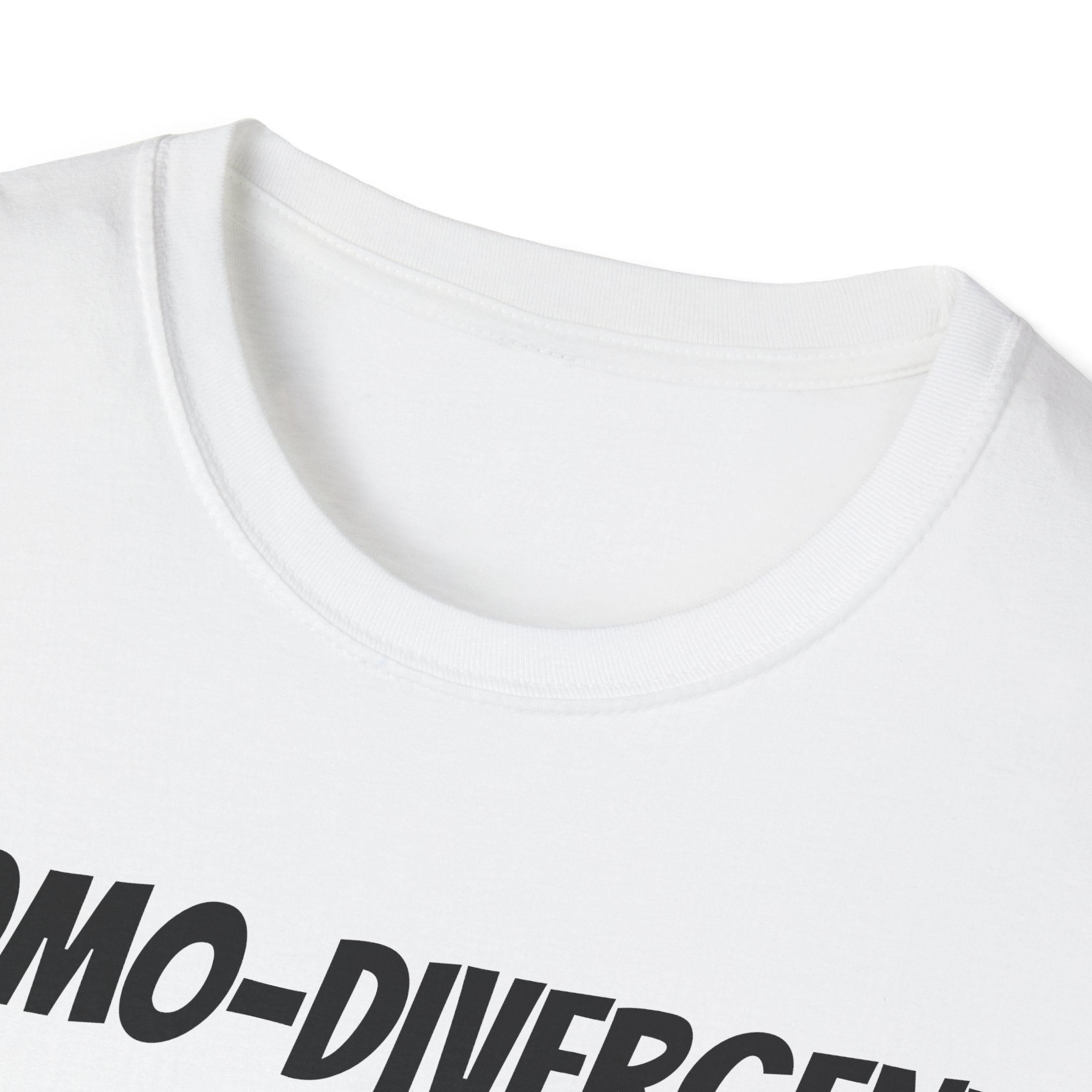 HOMO-DIVERGENT Unisex Softstyle T-Shirt - Evolutionary Design for Nature Lovers