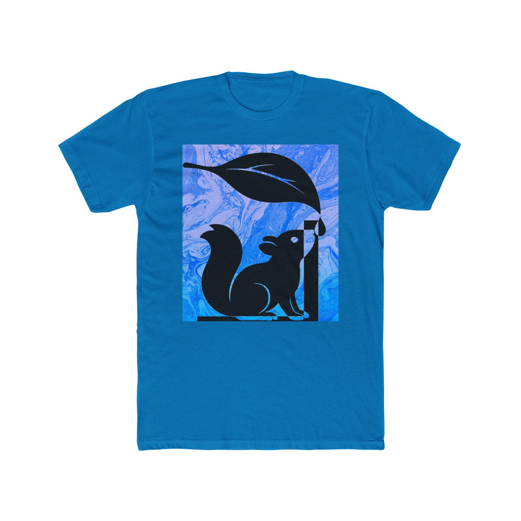Artistic Squirrel Unisex Cotton Crew Tee - Nature-Inspired Design for Animal Lovers