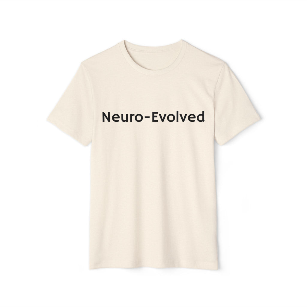 Neuro-Evolved Organic T-Shirt - Eco-Friendly Minimalist Tee, Sustainable Fashion Top, Gift for Earth Lovers, Unisex Casual Wear