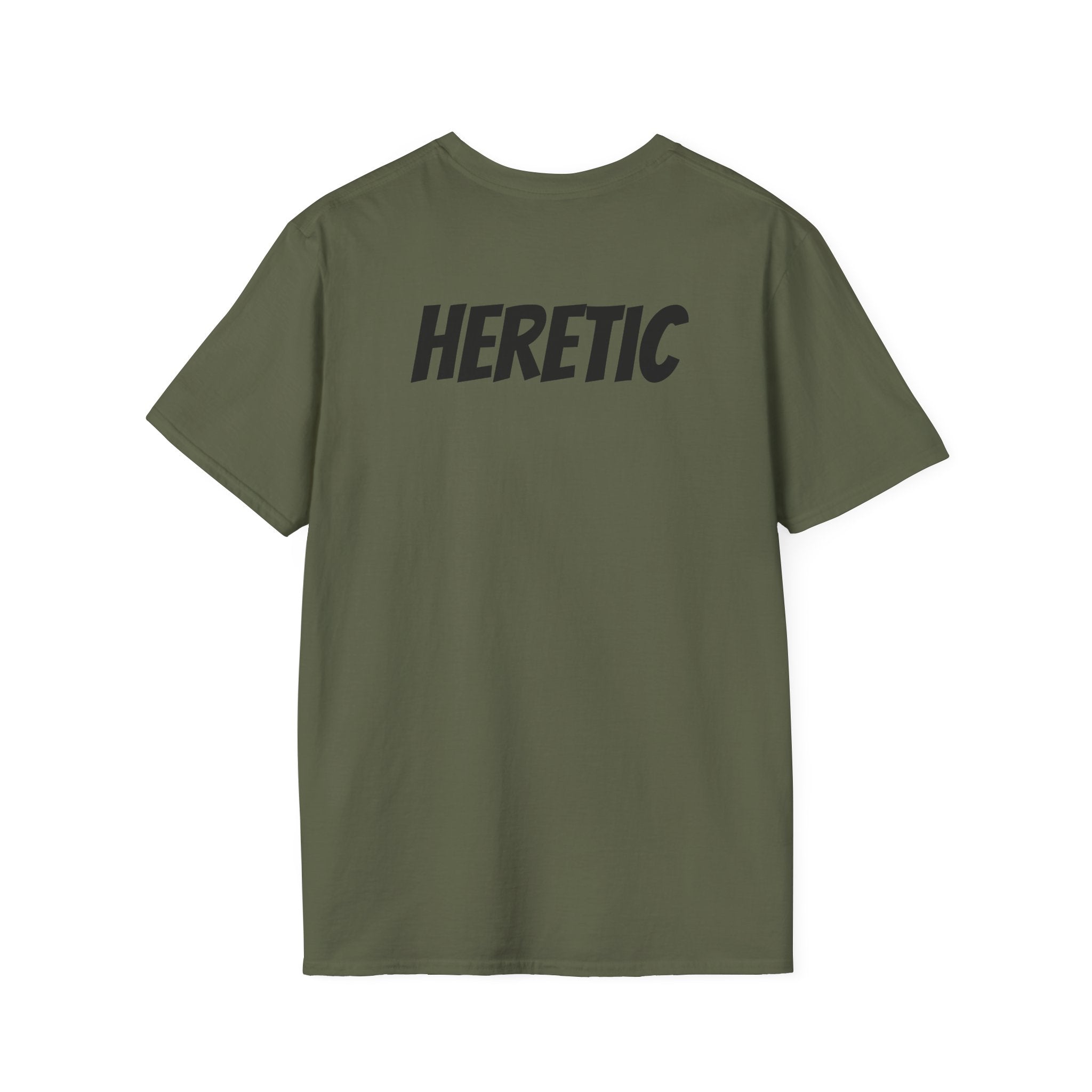 Unisex Softstyle T-Shirt - 'Heretic' Graphic Tee