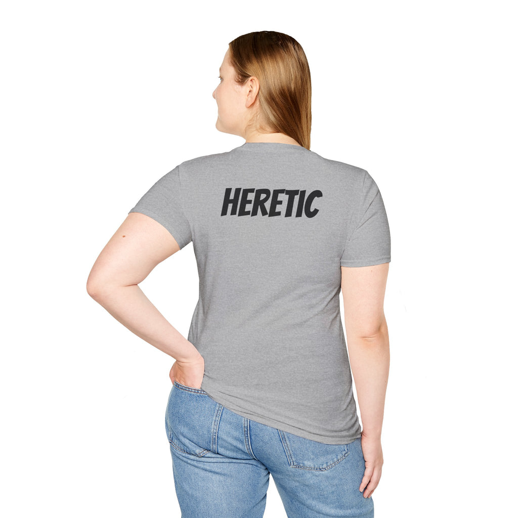 Unisex Softstyle T-Shirt - 'Heretic' Graphic Tee