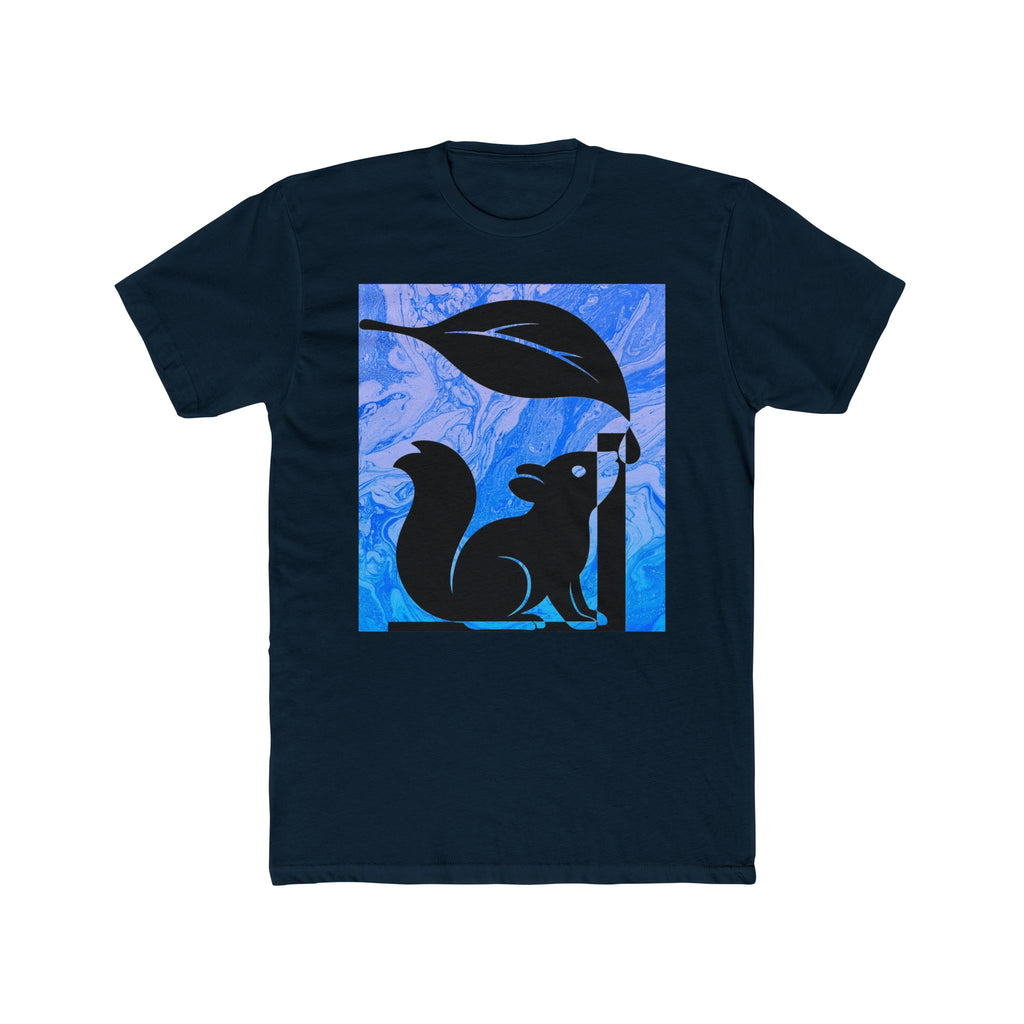 Artistic Squirrel Unisex Cotton Crew Tee - Nature-Inspired Design for Animal Lovers