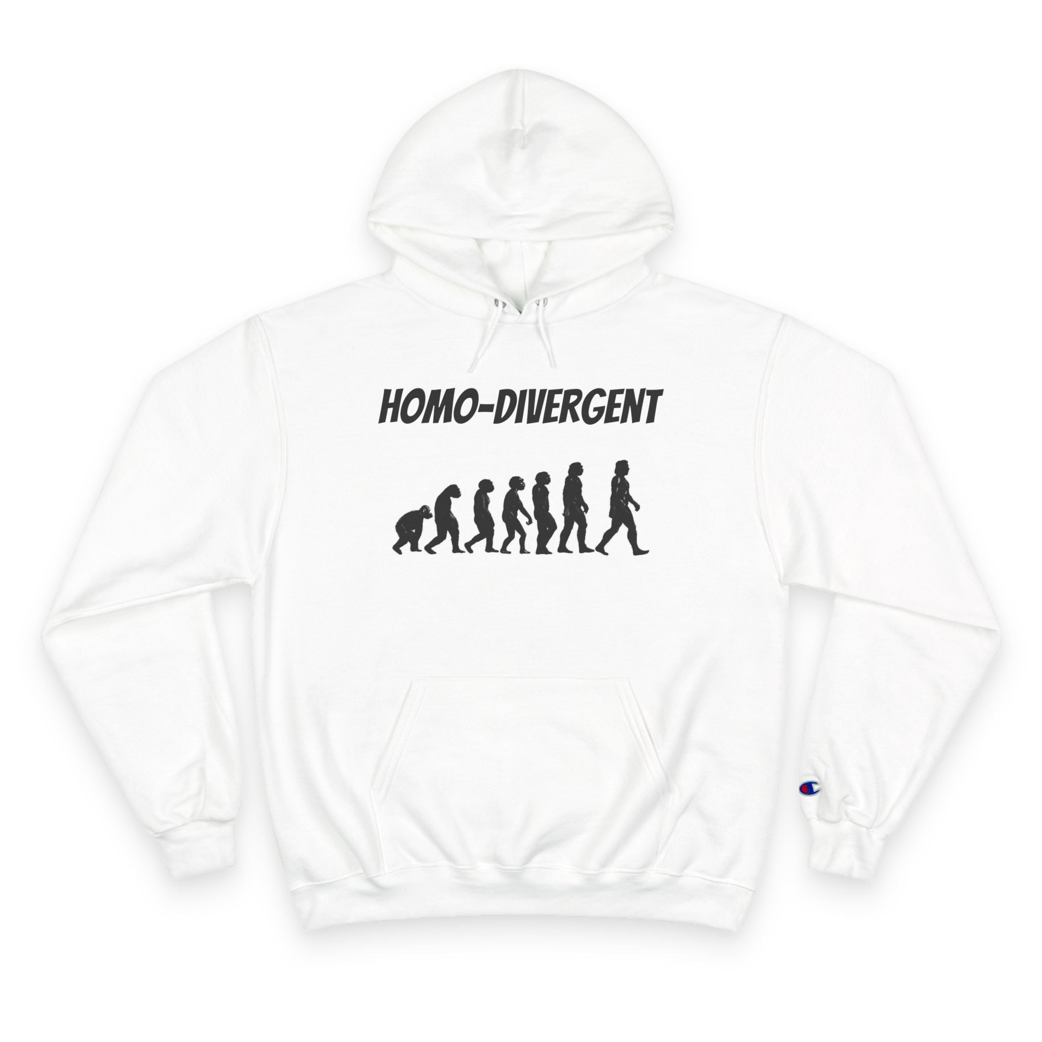 Homo-Divergent Champion Hoodie - Trendy Graphic Sweatshirt for Unique Style