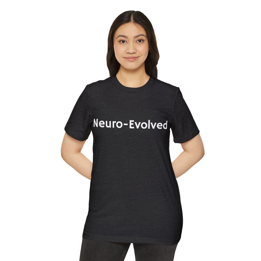 Neuro-Evolved Organic T-Shirt - Eco-Friendly Minimalist Tee, Sustainable Fashion Top, Gift for Earth Lovers, Unisex Casual Wear