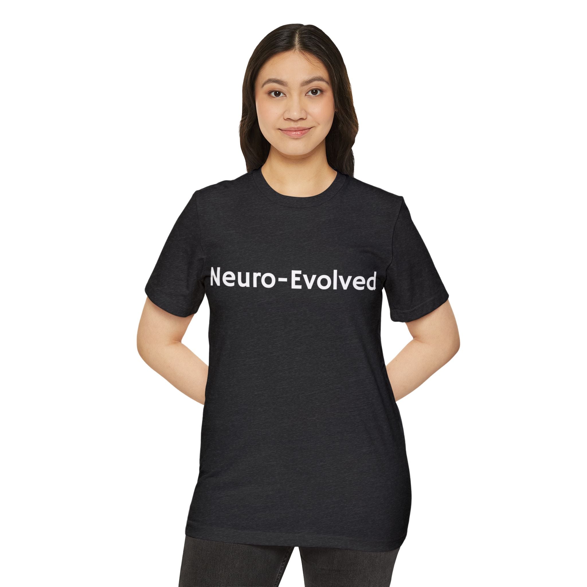 Neuro-Evolved Organic T-Shirt - Eco-Friendly Minimalist Tee, Sustainable Fashion Top, Gift for Earth Lovers, Unisex Casual Wear