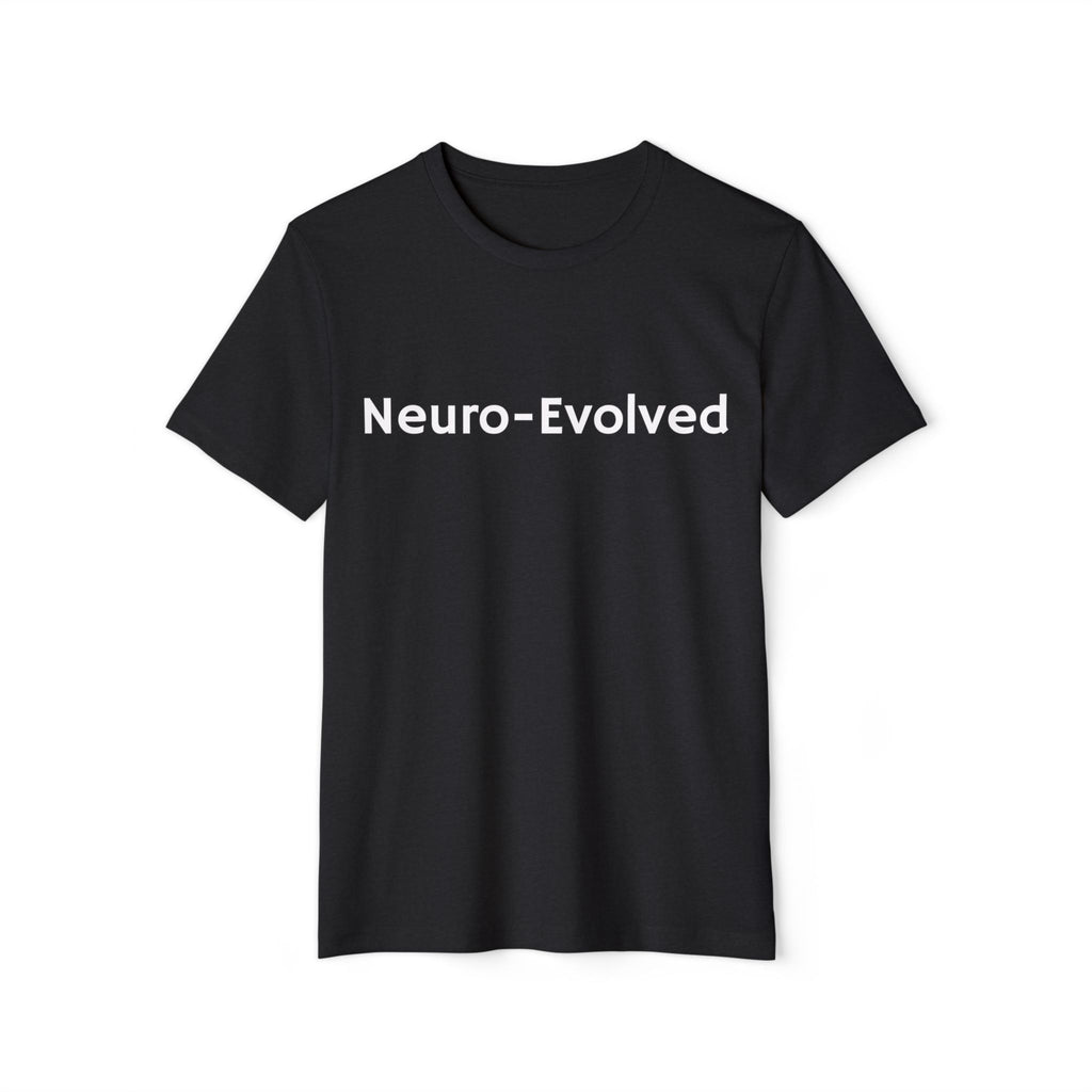 Neuro-Evolved Organic T-Shirt - Eco-Friendly Minimalist Tee, Sustainable Fashion Top, Gift for Earth Lovers, Unisex Casual Wear