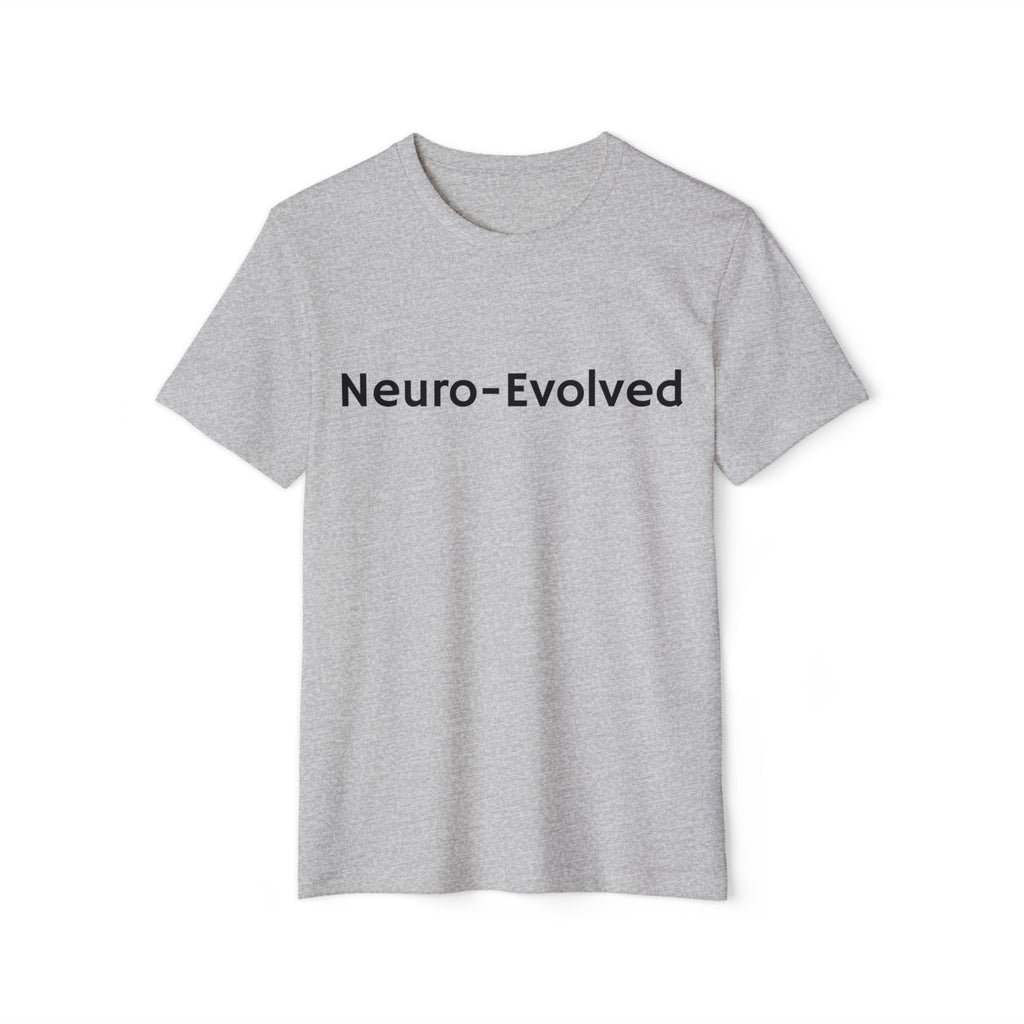 Neuro-Evolved Organic T-Shirt - Eco-Friendly Minimalist Tee, Sustainable Fashion Top, Gift for Earth Lovers, Unisex Casual Wear