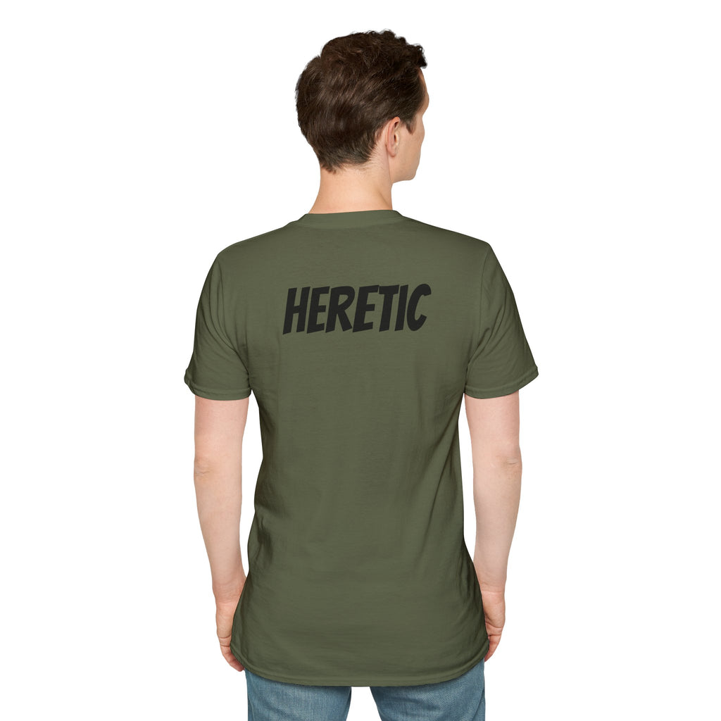 Unisex Softstyle T-Shirt - 'Heretic' Graphic Tee