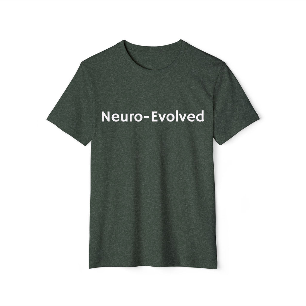 Neuro-Evolved Organic T-Shirt - Eco-Friendly Minimalist Tee, Sustainable Fashion Top, Gift for Earth Lovers, Unisex Casual Wear
