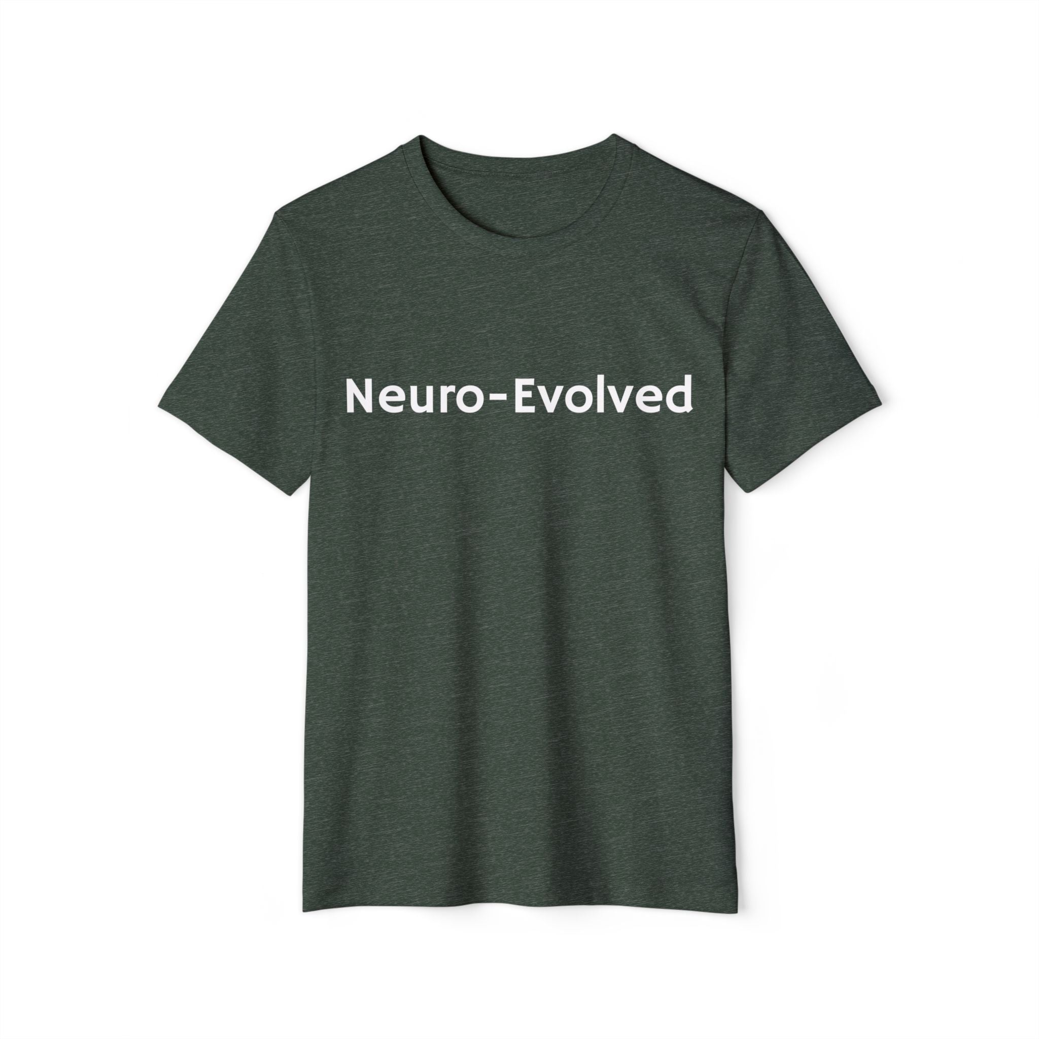 Neuro-Evolved Organic T-Shirt - Eco-Friendly Minimalist Tee, Sustainable Fashion Top, Gift for Earth Lovers, Unisex Casual Wear